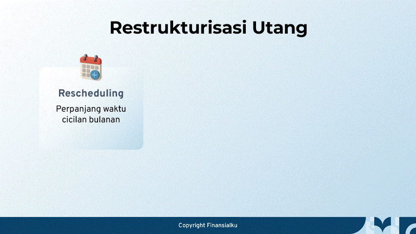 Solution 3 Cara Restrukturisasi Utang Pinjol, Rescheduling, Reconditioning dan Restrukturisasi Finansialku Melvin Mumpuni Solution 3 Cara Restrukturisasi Utang Pinjol, Rescheduling, Reconditioning dan Restrukturisasi Finansialku Melvin Mumpuni