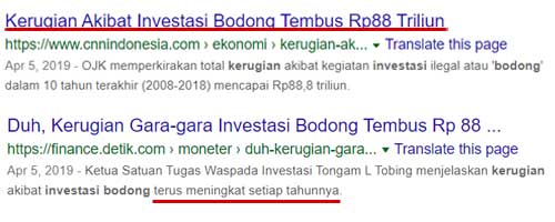 Korban Investasi Bodong di Indonesia Mencapai Rp 88T dan Terus Meningkat - Melvin Mumpuni