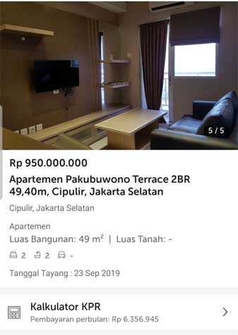 Apartemen Jakarta Rumah 123