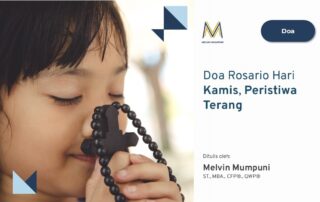 Doa Rosario Hari Kamis, Peristiwa Terang, Melvin Mumpuni