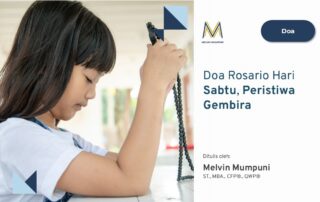 Doa Rosario Hari Sabtu, Peristiwa Gembira, Melvin Mumpuni