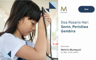 Doa Rosario Hari Senin, Peristiwa Gembira, Melvin Mumpuni