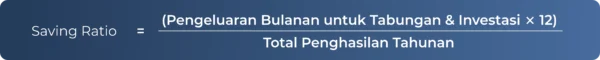 Saving Ratio, Cek Kesehatan Keuangan, Jasa Financial Check Up Online