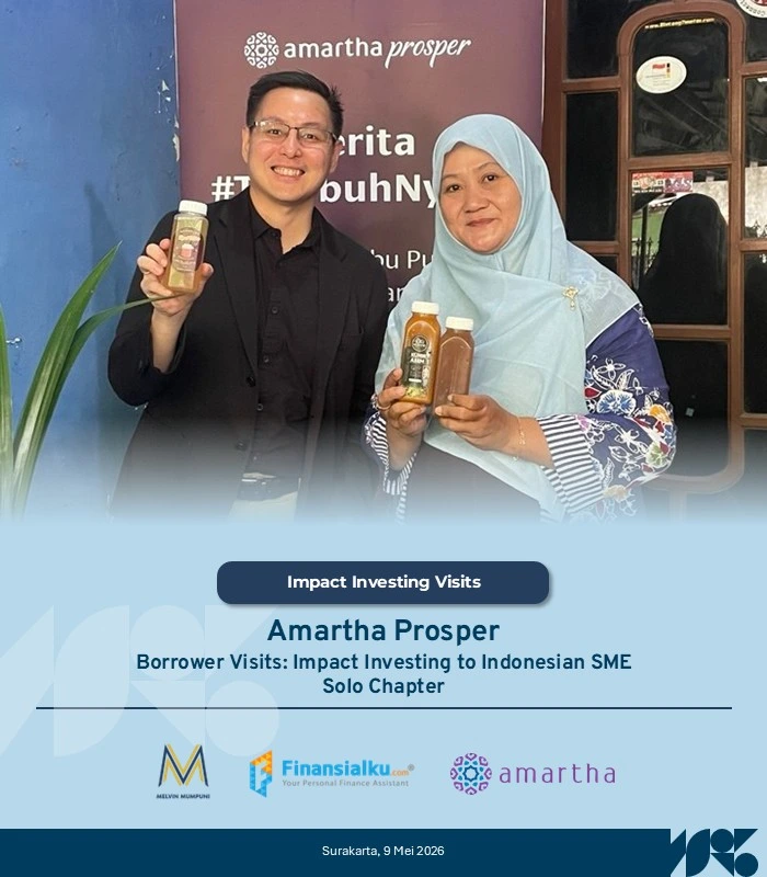 Amartha Prosper Borrower Visits Impact Investing to Indonesian SME Solo Chapter