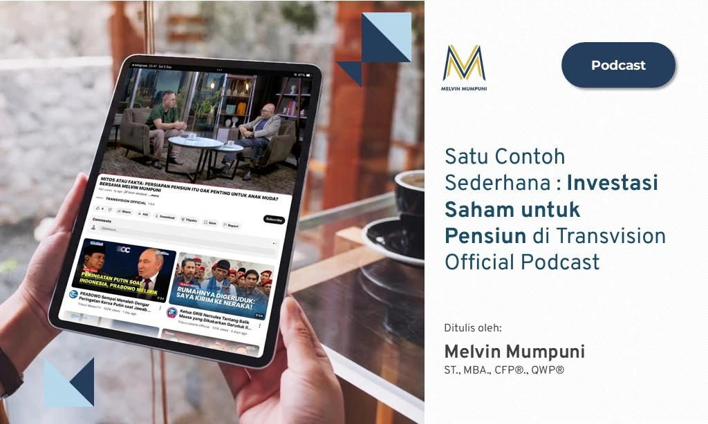 Satu Contoh Sederhana : Investasi Saham untuk Pensiun 👴🏻👵🏻