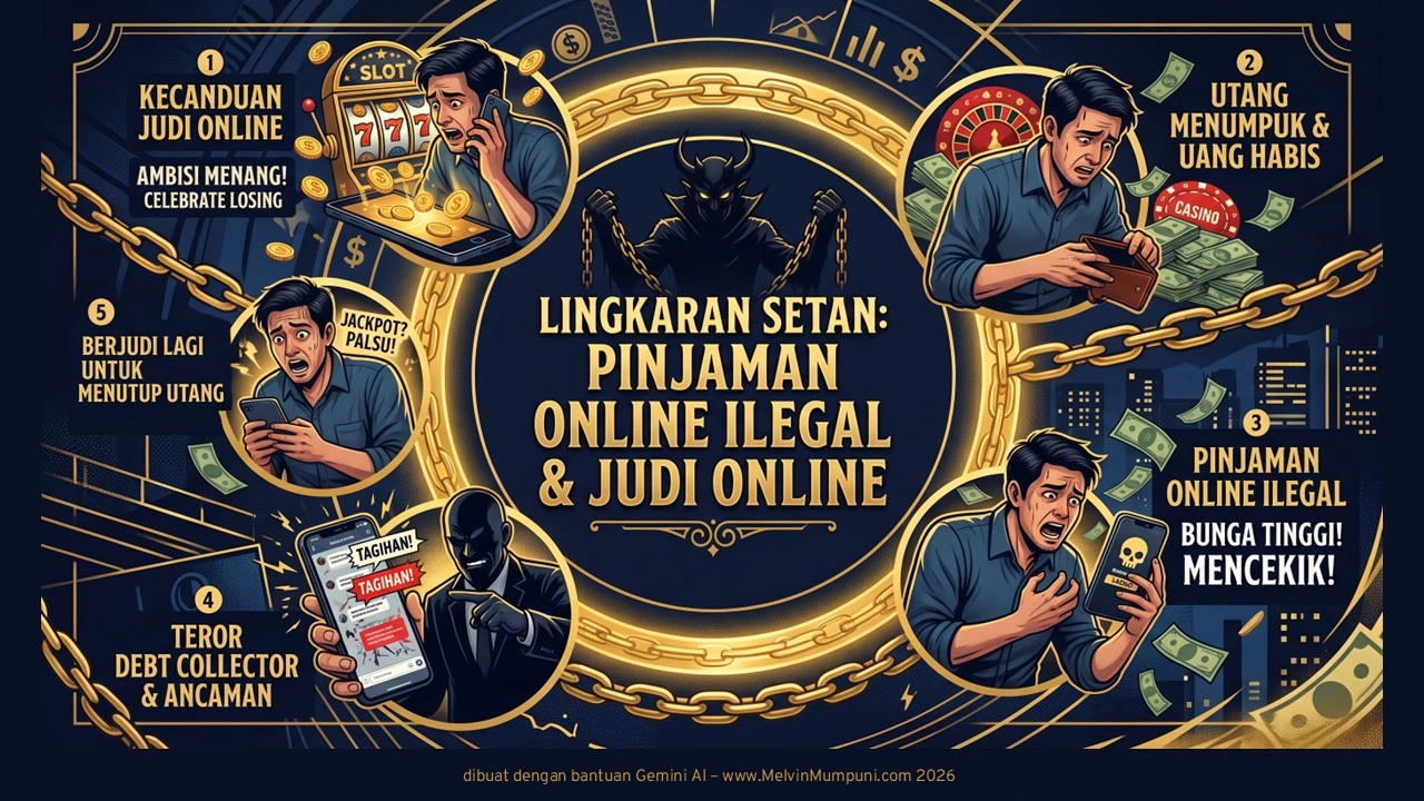 Lingkaran Setan Pinjaman Online Ilegal dan Judi Online Gemini AI Melvin Mumpuni Lingkaran Setan Pinjaman Online Ilegal dan Judi Online Gemini AI Melvin Mumpuni